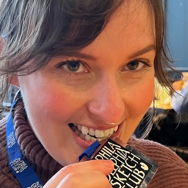 Laurie Werth winning Best in Show at the Philadelphia Sketch Club